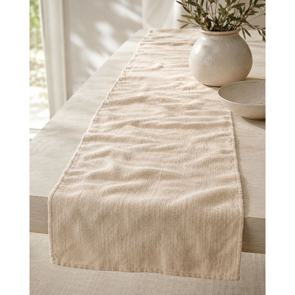 Pottery Barn 100% Hemp Curtain Panel 43 x 108 Natural Beige Linen Look Drape